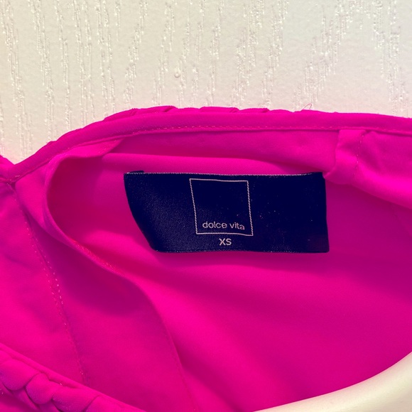 Dolce Vita Open Back Silk Top - Picture 4 of 5